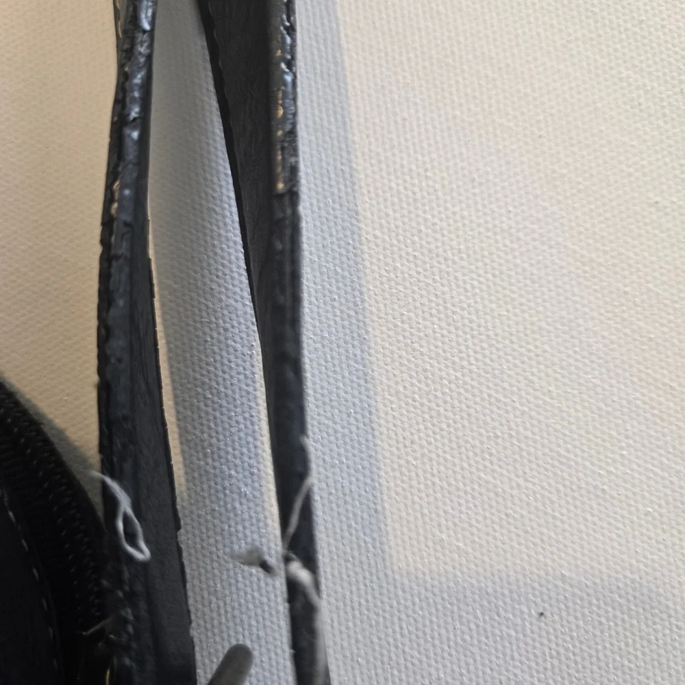 Black Leather Crossbody Bag